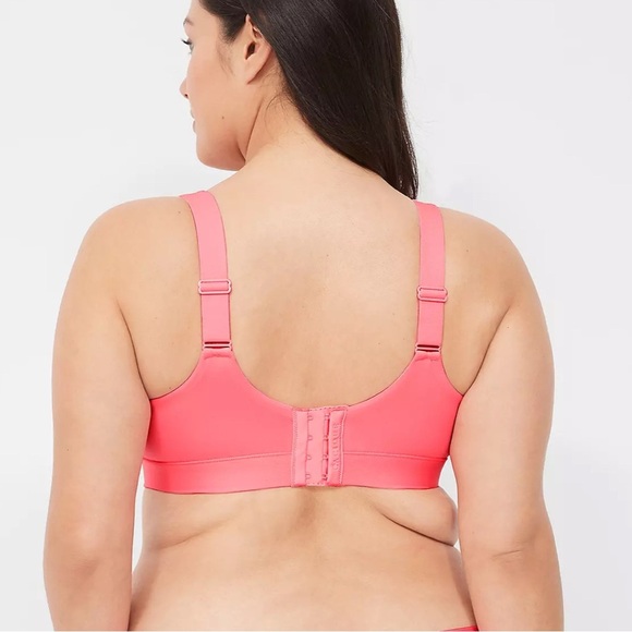 Cacique Lightly Lined Balconette Mesh Lace Overlay Underwire Pink Bra 44i ( 6D ) - Picture 4 of 16